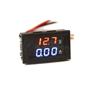 Amperemeter Voltometer ROT BLAU Panel 0-10A 0-100V Tester - Bild 1 von 5