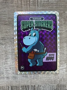 2025 VeeFriends Super Sticker Manga Base Hilfreich Hippo Base Lila - Bild 1 von 2