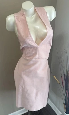 Nuevo con etiquetas Hybrid & Company 1X Mujer Elegancia Cuello en V Bajo Elástico Vendaje Bodycon Rubor Foto 1 de 4