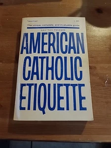 American Catholic Etiquette Signed - Picture 1 of 5