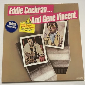 Eddie Cochran Gene Vincent Their First Years 58 56 Vinyl Record 12” 33RPM 1981 - Picture 1 of 24