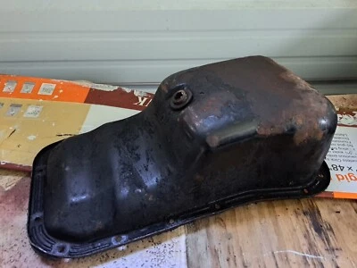 1982 Fiat 124 Spider Original Oil Pan w/ Baffle Used F3845 No Dents — 第 1/4 张图片