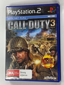 Call of Duty 3 PlayStation 2 PS2 Game - with Manual - Picture 1 of 2