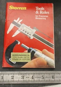 Folleto de herramientas y reglas Starrett para medición de precisión - Imagen 1 de 3
