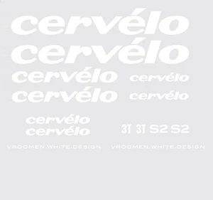 Cervelo S2 Fahrrad Aufkleber, Transfers, Aufkleber: weiß Nr. 5 - Bild 1 von 1