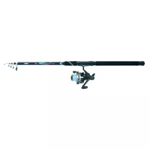 Jenzi Canne Télescopique Avec Moulinet Et Fil Canne Polyvalente Moulinet 3M 324G - Photo 1/1