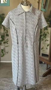 Vintage paisley shift dress. Plus size 22 - Picture 1 of 8