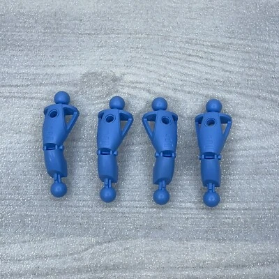 4x LEGO Parts Bionicle Toa Nuva Leg Section 43557 MEDIUM BLUE - Image 1 of 4
