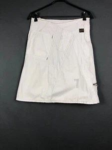 G-Star Raw Denim Skirt Cotton Women Size S White - Picture 1 of 15