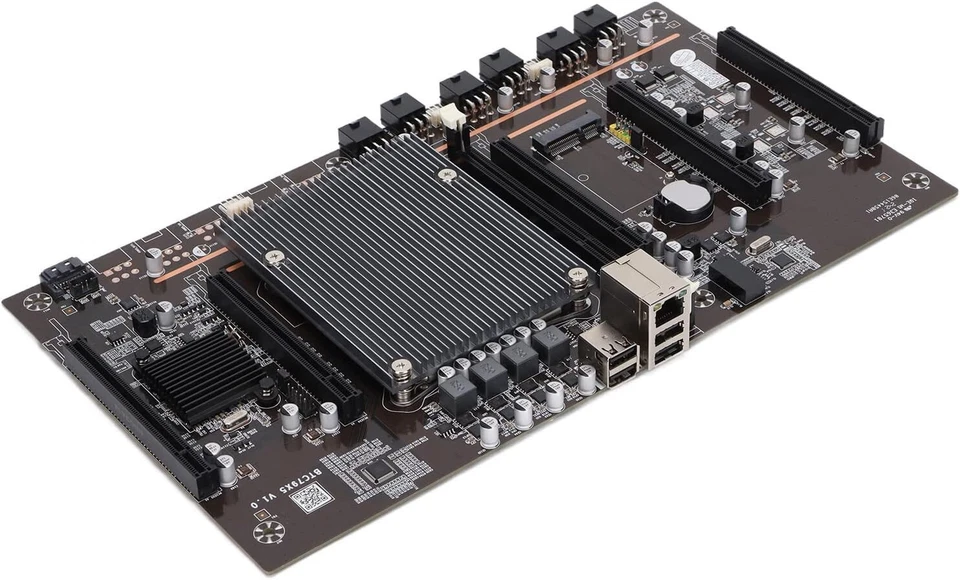 Scheda Madre BTC79X5 V1.0 per Mining x5 PCI-E + CPU Xeon E5-26 + Ram 4GB DDR3 - Immagine 1 di 1