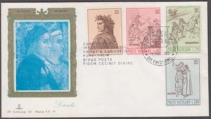 VATICANO Sc # 410-3.6 FDC 700º ANN NACIMIENTO DE DANTE ALIGHIERI - Imagen 1 de 1