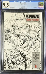 Spawn #224 [2012] - CGC 9.8 - Sketch Vari - Dark Knight Returns #2 Cover Hommage - Bild 1 von 3