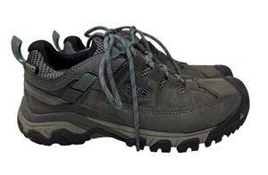 Keen Waterproof Hiking Shoes Gray Leather & Mesh Women's Size 6 - Picture 1 of 11