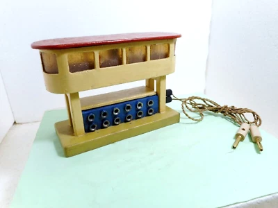 SCALA 0 - Cabina blocco con illuminazione - Vintage 50' ++++++++++++++ - Immagine 1 di 4