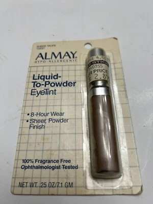 Vtg Almay Liquid To Powder Eye Tint. 0.25 Oz. Sheer Taupe Color. NOS - Image 1 of 4