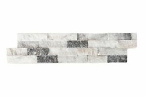 Harbor Gray Marble Stacked Stone - Stone Siding - 1 pcs 4"x4" Sample Order 