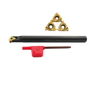 SNR0013M16 Lathe Threading Tool Holder + 5PCS 16IR AG60 BP010 Threading insert - Imagen 1 de 4