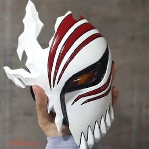 Bleach Kurosaki ichigo Mask Cosplay Half Face Mask Prop Anime Gift - Picture 1 of 8