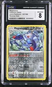 Magnezone 107/189 CGC 8 Reverse Holo Pokemon Card 2022 Astral Radiance - Picture 1 of 2
