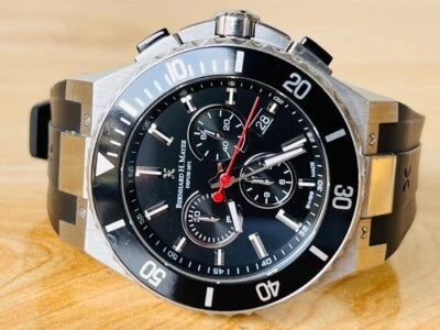 Reloj Bernhard H. Mayer Cronógrafo Bisel Cerámico Cuarzo Caballeros, Perfecto, 44mm Foto 1 de 4