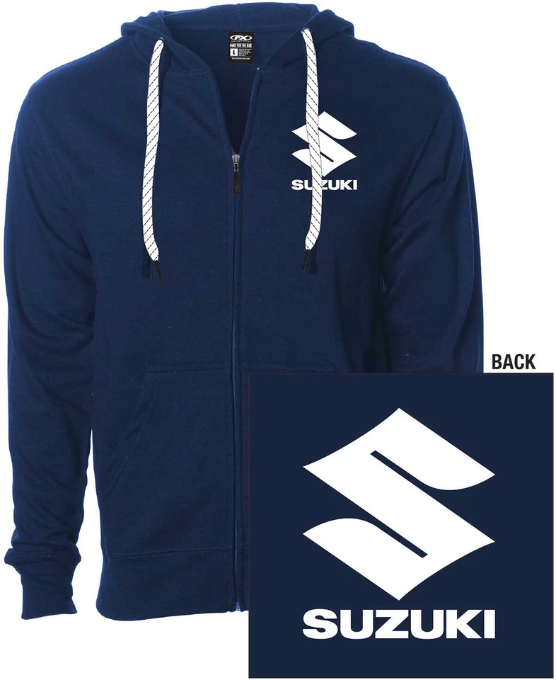 Sudadera con capucha con cremallera Factory Effex Suzuki Icon - Sudadera para hombre Foto 1 de 1