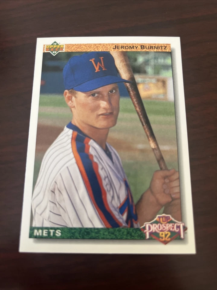 1992 Upper Deck Jeromy Burnitz RC Rookie #65 New York Mets NM-MINT  - Image 1 of 1