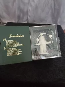 NUEVO SIN ETIQUETAS Vintage Department 56 Snowbabies "¡Mira lo que puedo hacer!" - Imagen 1 de 5