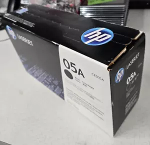 Genuine HP 05A CE505A Black Toner Cartridge - Factory Sealed - Picture 1 of 1