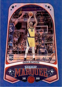 2019-20 Panini Chronicles Blue #269 Goga Bitadze Marquee /99