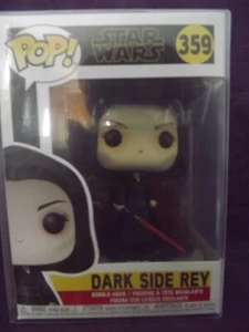 Funko Pop Star Wars # 359 Dark Side Rey Abovedado/Retirado ¡Con FUNDA PROTECTORA! - Imagen 1 de 2