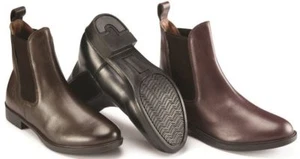 NEU ** HARRY HALL SILVIO ** DAMEN LEDER JODHPUR STIEFEL - Bild 1 von 1
