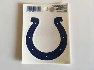 NFL Indianapolis Colts Logo Rico Tag Static Cling Decal- Quantity 2 - Picture 1 of 1