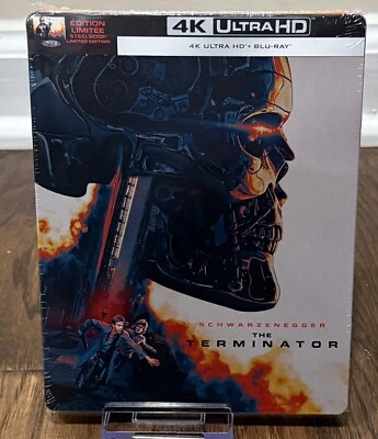 The Terminator 4K  UHD+ BluraySteelbook (1984, EU Import) NEW - Image 1 of 4