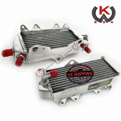 Radiador de refrigeración compatible con Yamaha YZ125 YZ125X YZ 125 2005-2022 2020 2019 2018 2017 16 Foto 1 de 4