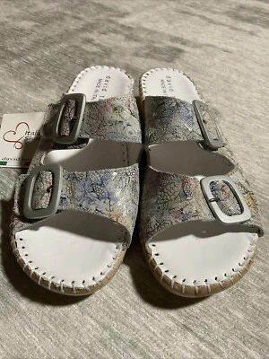 Sandalia David Tate Brillo Multicolor Doble Banda Deslizable Talla 11 Foto 1 de 4