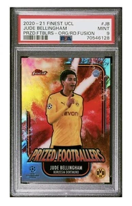 2020-21 Calciatori preziosi Jude Bellingham arancione giallo fusion RC PSA 9 - Foto 1 di 2