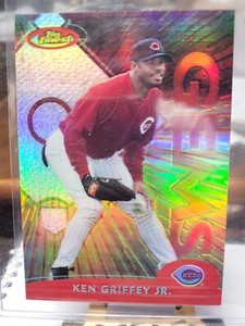 Rare Oversized  2000 Topps Finest Gems Ken Griffey Jr Refractor 12/20