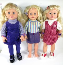* Amazing Ally Playmates 18" Doll Lot Of 3
