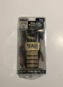 Belkin Printer Cable Gold Series 10' IEEE1284 HiSpeed BiDirectional DB25 36 Male - Picture 1 of 4