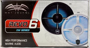 Wet Sounds REVO 6-XW-W REVO Series 6-1/2" 2-way Marine Speakers with RGB LED - Picture 1 of 1