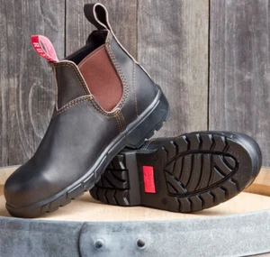 Rossi 790 Centaur Work Boots. Steel Toe Safety. Claret. Clearance! Size 11.5 - Picture 1 of 3