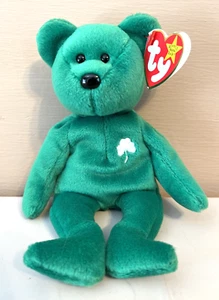 Ty Beanie Baby Erin The Bear 1997 Retired Plush Toy RARE MINT Condition #472 - Picture 1 of 21