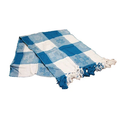 Mexican Mayan Table Runner Colorful Engraved Designs Lightweight 13.75" x 78"  - Image 1 of 4