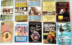 Lot of 10 Western Books Paperbacks Vintage - Bild 1 von 23