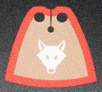 MARKENLOS Umhang, Cape, Cloth Wolfpack, Burg,Ritter Figur, (78)