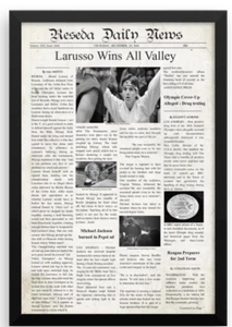 Karate Kid Movie Newspaper Print - Picture 1 of 1