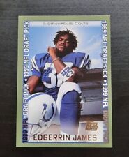 1999 Topps Edgerrin James Draft Pick Rookie Card #339 Indianapolis Colts HOF