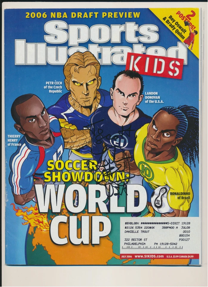Landon Donovan World Cup Soccer Autograph Sports Illustrated Magazine *1284 — 第 1/1 张图片