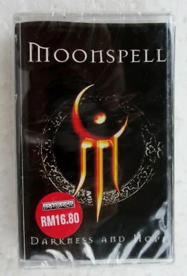 Darkness And Hope by MOONSPELL Rare 2001 Malaysia Cassette Brand New Sealed Foto 1 de 3