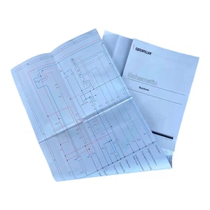 Caterpillar 621 623 627 Eand F Repower Electric System Schematic Service Manual - Picture 1 of 7